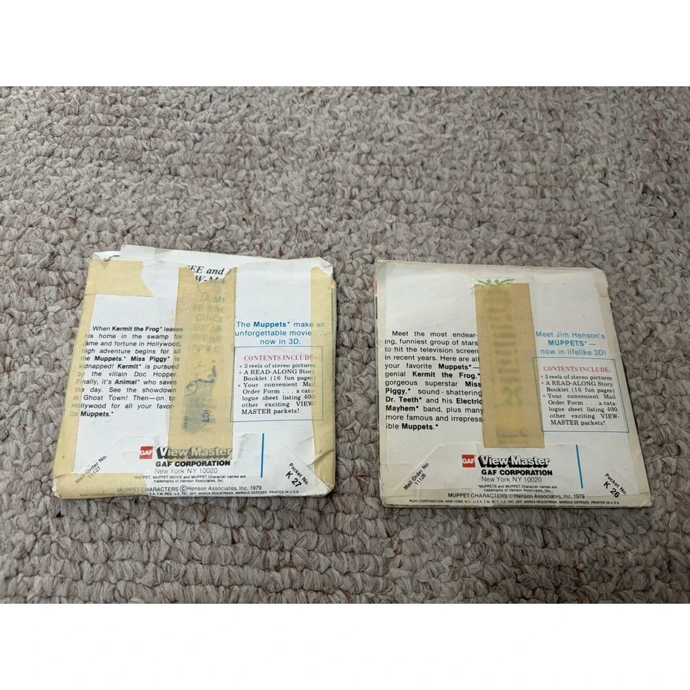 70s/80s  MUPPET View-Master Vintage Vintage Lot - Picture 2 of 4